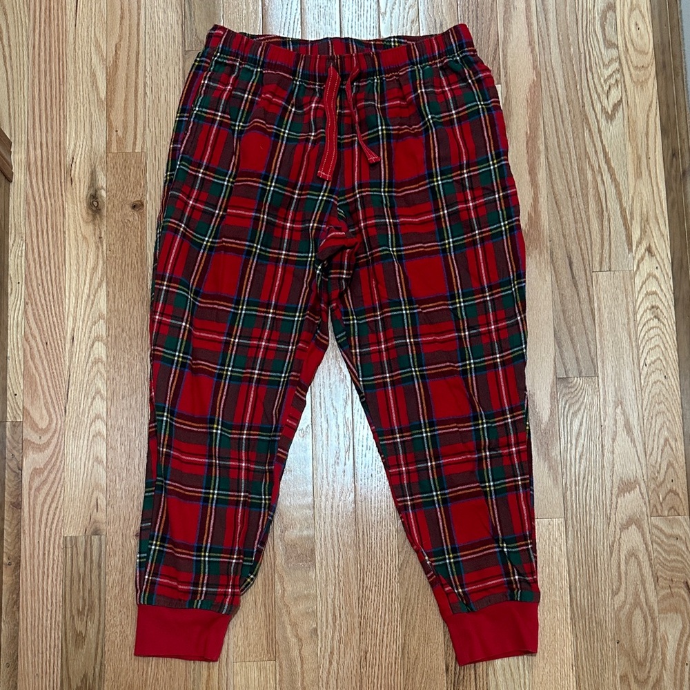 Red Plaid Pajama Pants